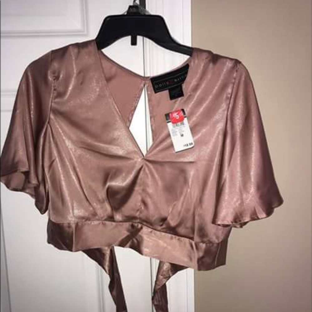 Silky Crop Top.